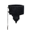 OBJECT AND DAWN - ELOHIM CLAVICLE CHOKER IN JET, IN BLACK