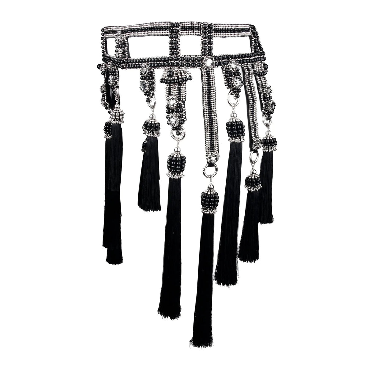 Garters Objects OBJECT AND DAWN - AMAYA MODULAR GARTER BELT, IN BLACK – Springsioux